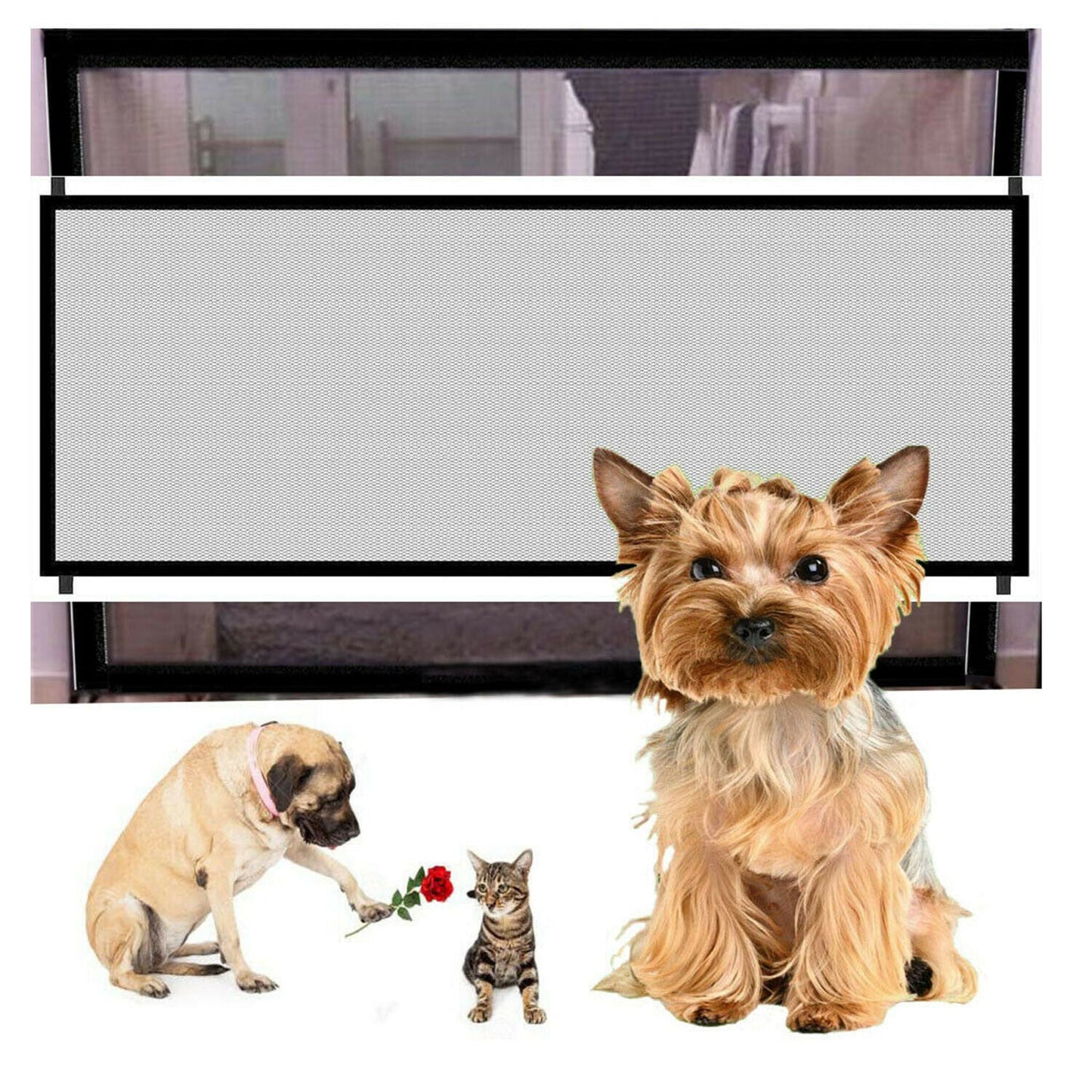 Safe Mesh Dog Gate